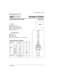 Datasheet SD500R производства IRF